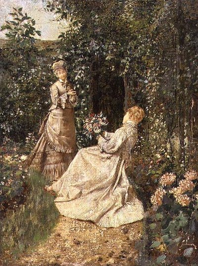 Bahçede by Jean Francois Raffaelli