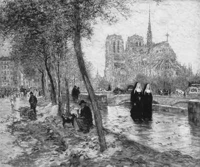 Paris Our Lady, 189095. by Jean Francois Raffaelli