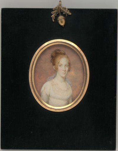 Bayan Nathaniel Bowen Margaret Blake, yak. 1805. by Jean Francois Vallee