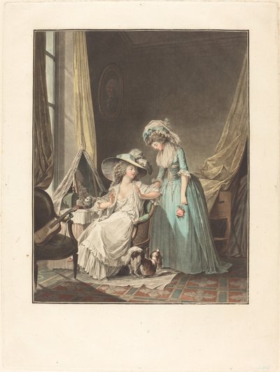 Zor İtiraf by Jean François Janinet after Nicolas Lavreince