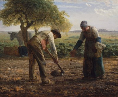 Patates Yetiştiricilerinin by Jean Francois Millet