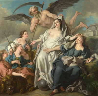 Gerçeği ortaya çıkaran zaman, 1733 by Jean François de Troy