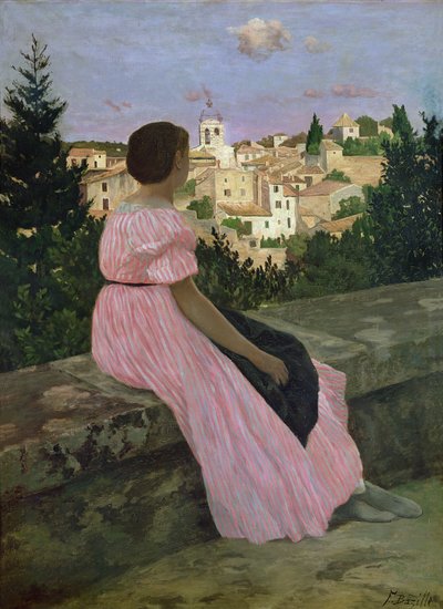 Pembe Elbise veya Castelnau-le-Lez