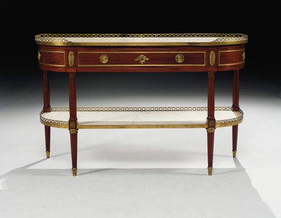 Louis XVI büfe konsolu by Jean Frederic Birckel
