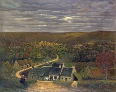 Cadoudal Hamleti (Plumelec) Bretanya by Jean Frelaut