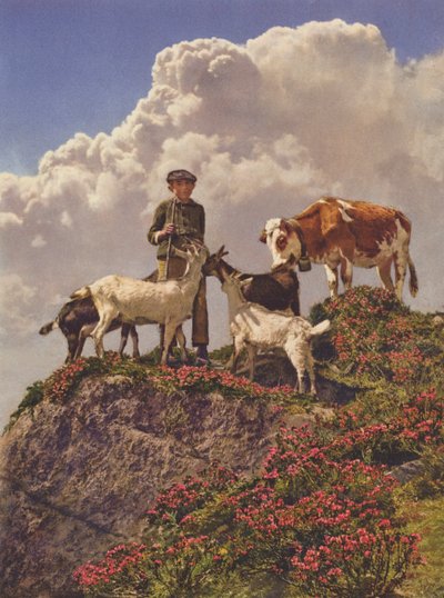 İsviçre: İyi Arkadaşlar (renkli fotoğraf) by Jean Gaberell