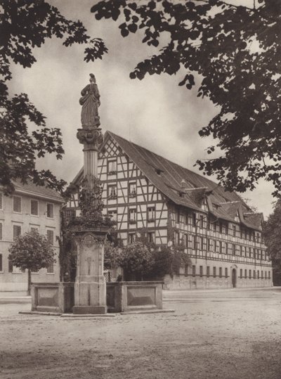 İsviçre: Winterthur, Eski Kışla (s/b fotoğraf) by Jean Gaberell