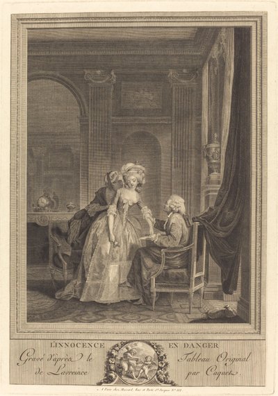 Masumiyet Tehlikede by Jean Gabriel Caquet after Nicolas Lavreince