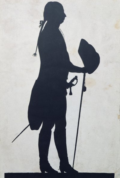 Bir Adamın Silüeti by Jean Gaspard Lavater