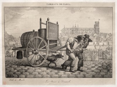 Paris Manzaraları: Evde Hamamlar. by Jean Henri Marlet