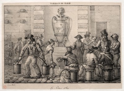 Paris Manzaraları: Su Taşıyıcıları by Jean Henri Marlet