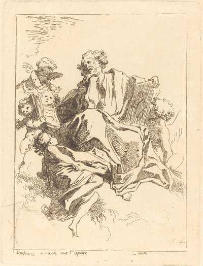 Aziz Luka by Jean Honoré Fragonard after Giovanni Lanfranco