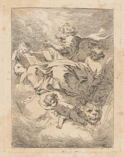 Aziz Mark by Jean Honoré Fragonard after Giovanni Lanfranco