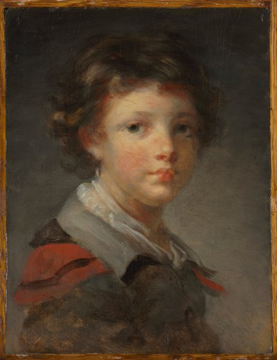 Kırmızı Çizgili Pelerinli Bir Çocuk, 1780