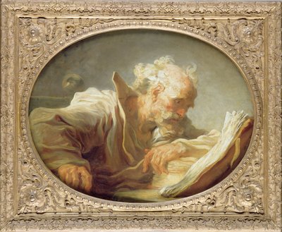 Bir Filozof, c.1764 (ayrıca bkz. 146465) by Jean Honore Fragonard