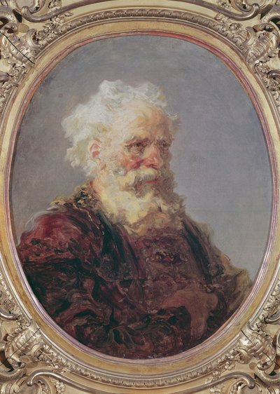 Yaşlı, Beyaz Saçlı Bir Adam, c.1767 by Jean Honore Fragonard