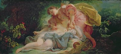 Cephalus ve Procris (tuval üzerine yağlı boya) by Jean Honore Fragonard