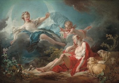 Diana ve Endymion by Jean Honore Fragonard