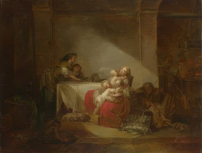 İç, mutlu anne by Jean Honore Fragonard