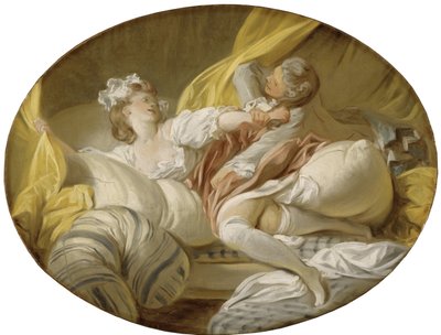 La Resistance inutile (Yararsız Direnç), Fragonard, Jean Honore (1732-1806). Tuval üzerine yağlıboya. Ebat : 45x60,5 cm. Ulusal Müze Stockholm by Jean Honore Fragonard