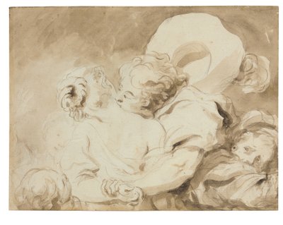 Öpücük by Jean Honore Fragonard