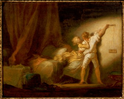 "The Bolt" un model versiyonu by Jean Honore Fragonard