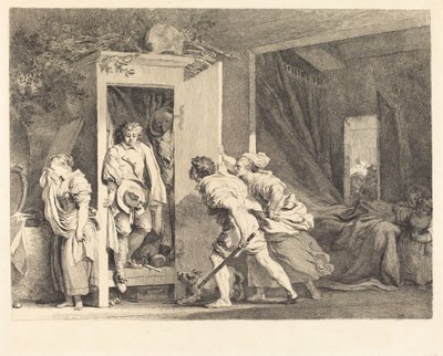 Armoire by Jean Honore Fragonard