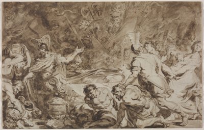 Decius Muş'un Cenazesi by Jean-Honore Fragonard