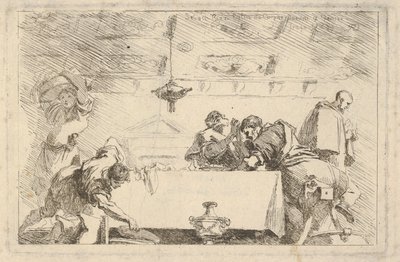 Son Akşam Yemeği, ca. 1761-64. by Jean Honore Fragonard