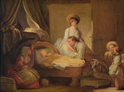 Kreş Ziyareti, c1775 by Jean Honore Fragonard
