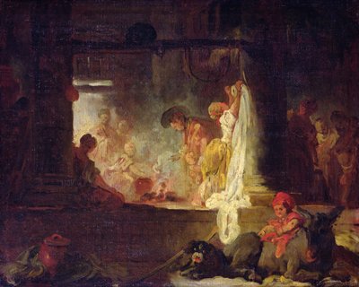 Çamaşırcı Kadınlar, c.1759 by Jean Honore Fragonard