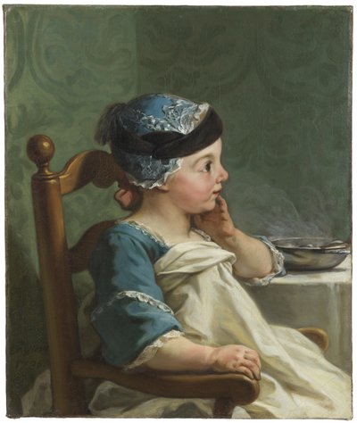 Çocuk Koltuğundaki Çocuk, 1736 by Jean II Restout