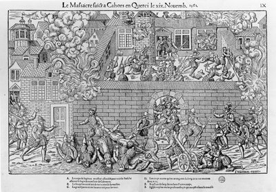Cahors Katliamı by Jean Jacques (after) Perrissin