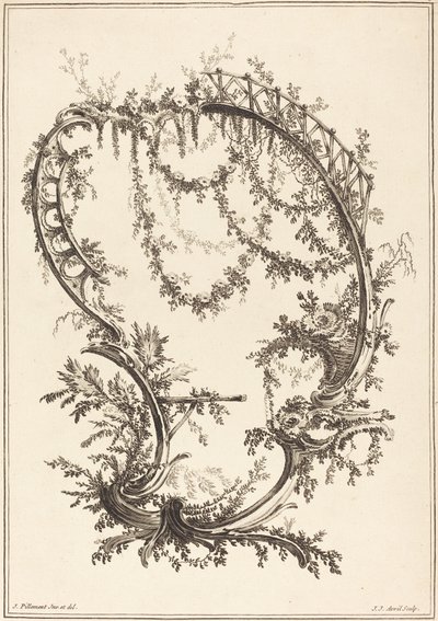 Bir Dikme ve Korkuluk ile Süsleme. by Jean Jacques Avril