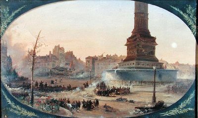 Place de la Bastille ve Faubourg Saint-Antoine