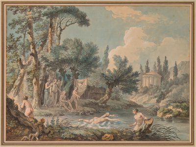 Manzarada Çıplaklar by Jean Jacques François Lebarbier, called Le Barbier L’Aîné