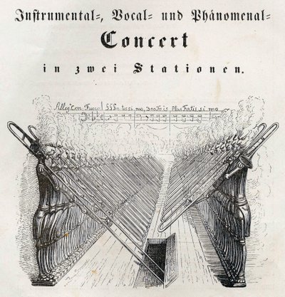 Enstrümantal Vokal ve Olağanüstü Konser, 1844. by Jean Jacques Grandville