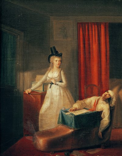 Marat'ın Öldürülmesi by Jean-Jacques Hauer