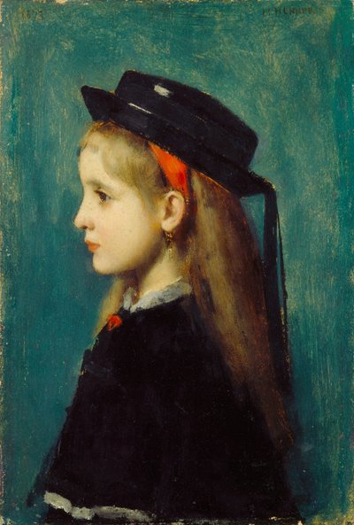 Alsaslı Kız by Jean Jacques Henner