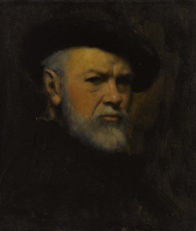Otoportre, c. 1890. by Jean Jacques Henner
