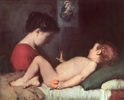 Uyanan Çocuk by Jean Jacques Henner