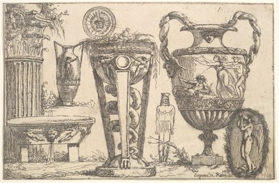 Antik Çağın Parçaları, 1765. by Jean Jacques Lagrenee