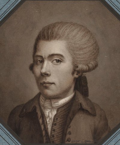 Otoportre, 1786. by Jean Jacques Lequeu