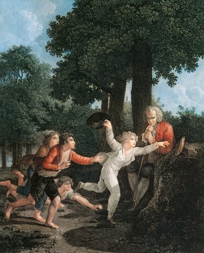 Emilio, illüstrasyon veya eğitim için yarışı kazandı Emilio (Emile ou de l'education by Jean Jacques Rousseau