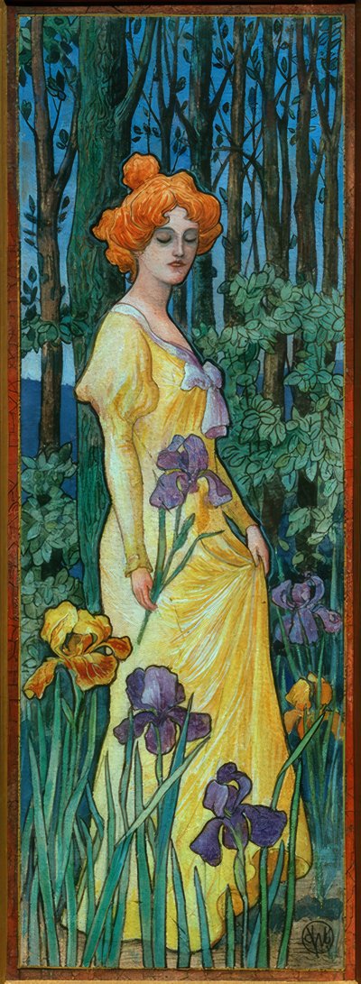 iris olan kadın by Jean-Jacques Waltz