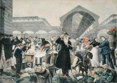 Sabahları Les Halles Pazarı