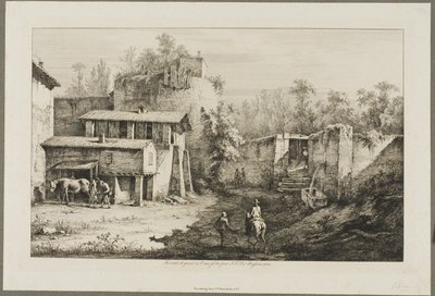 Binici ve Demirci ile Manzara by Jean Jacques de Boissieu