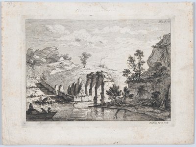 Su Kemeri Harabeleri, 1763. by Jean Jacques de Boissieu