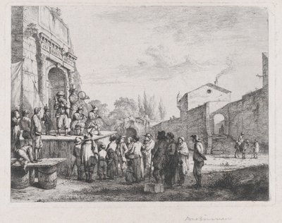 Küçük Şarlatanlar, 1773. by Jean Jacques de Boissieu