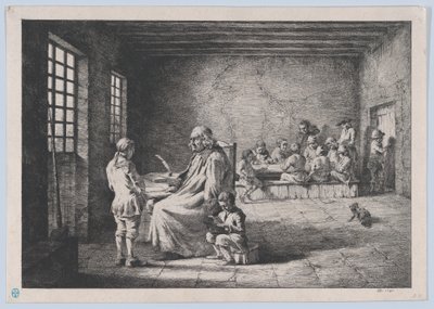 Okul Müdürü, 1780. by Jean Jacques de Boissieu